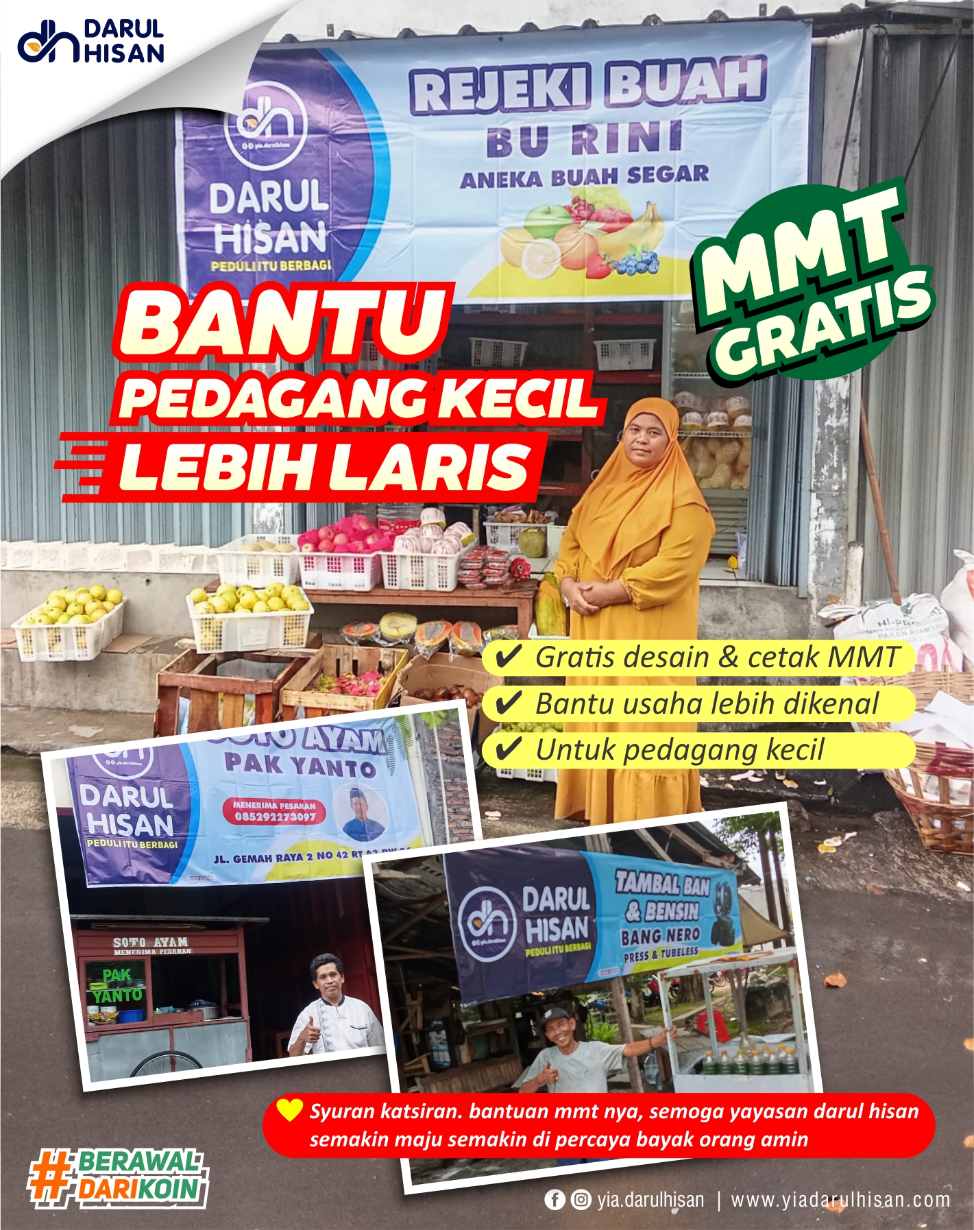 Dagangan Kurang Promosi? Darul Hisan Hadir dengan Program MMT Gratis untuk Pedagang Kecil