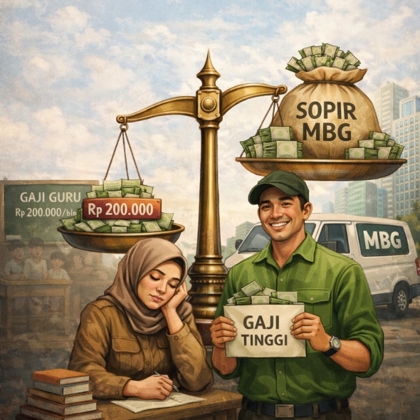 MIRIS! Gaji Guru Madrasah Cuma Rp200 Ribu, Kalah Jauh dari Petugas MBG